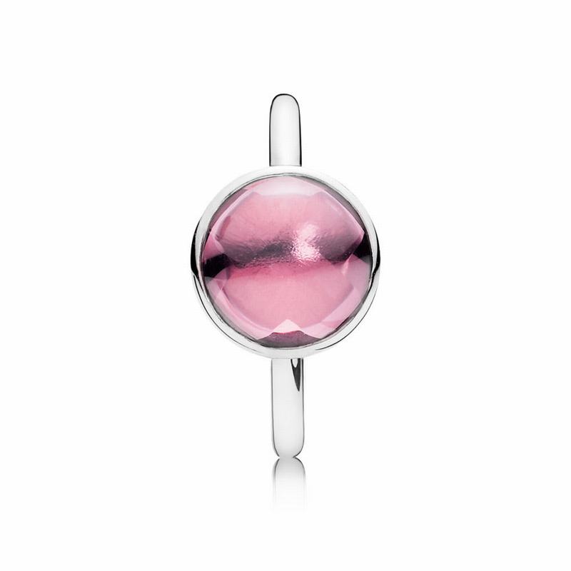 Pandora Australia Poetic Droplet Stackable Ring - Sterling Silver | ZXQGLP567